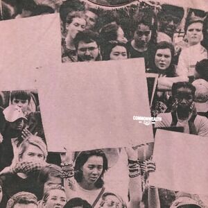 Commonwealth Est 2004 Graphic T Shirt Mens Size Medium All Over Print Protest